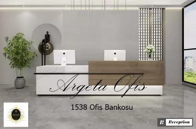 1538 Güzellik Salonu Bankoları - Ceviz ve Beyaz renklerindedir. 1538 Güzellik Salonu Bankoları