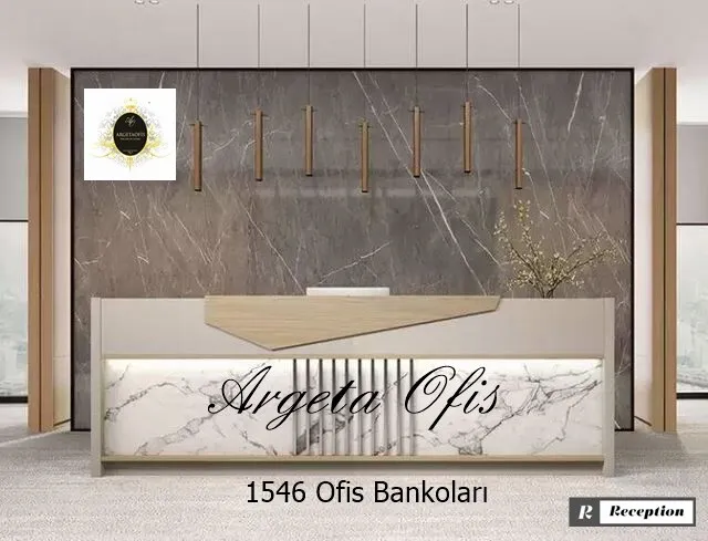 1546 Güzellik Salonu Bankoları - Cappuccino ve Safir Meşe renklerindedir. 1546 Güzellik Salonu Bankoları