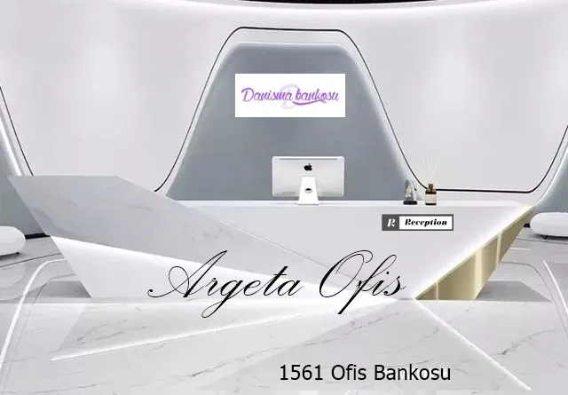 1561 Güzellik Salonu Bankoları - Beyaz ve Marmo_Beyaz Mermer renklerindedir. 1561 Güzellik Salonu Bankoları