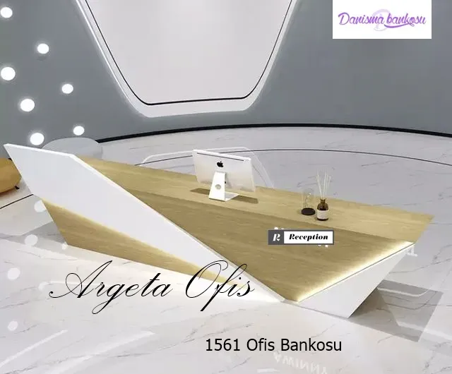 1561 Güzellik Salonu Bankoları - Safir Meşe ve Beyaz renklerindedir. 1561 Güzellik Salonu Bankoları