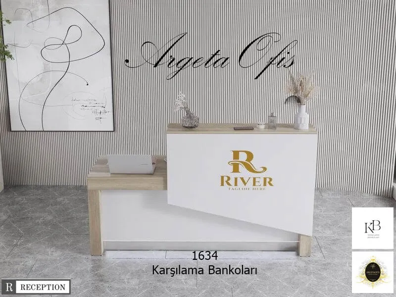 1633 Güzellik Salonu Bankoları - Beyaz ve Gri renklerindedir. 1633 Güzellik Salonu Bankoları