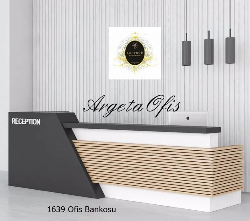 1638 Güzellik Salonu Bankoları - ceviz ve krem renklerindedir. 1638 Güzellik Salonu Bankoları