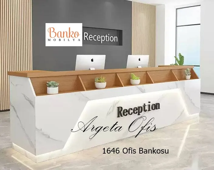 1645 Güzellik Salonu Bankoları - Beyaz ve gold renklerindedir. 1645 Güzellik Salonu Bankoları