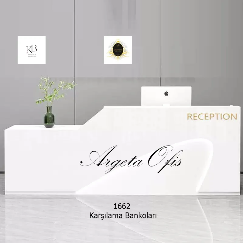 1661 Güzellik Salonu Bankoları - Antrasit ve Beyaz renklerindedir. 1661 Güzellik Salonu Bankoları