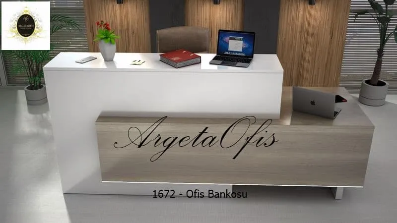 1671 Güzellik Salonu Bankoları - Nil Ceviz ve Beyaz renklerindedir. 1671 Güzellik Salonu Bankoları