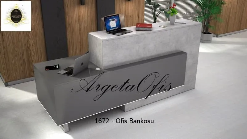 1671 Güzellik Salonu Bankoları - Söke Ceviz ve Beyaz renklerindedir. 1671 Güzellik Salonu Bankoları
