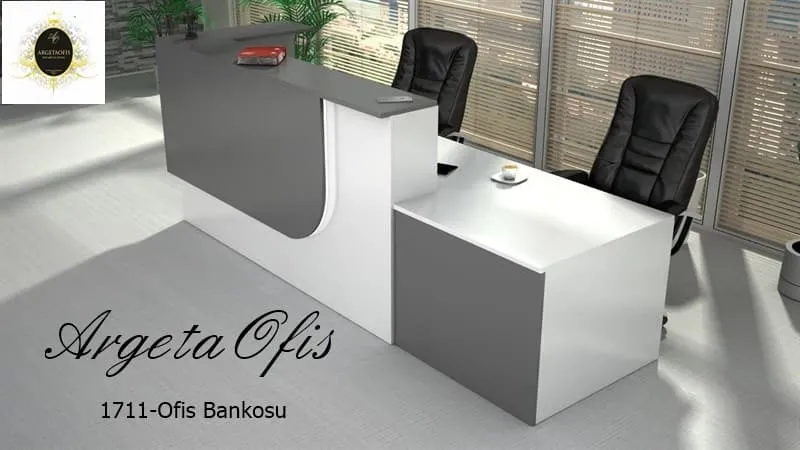 1710 Güzellik Salonu Bankoları - Antrasit ve Beyaz renklerindedir. 1710 Güzellik Salonu Bankoları