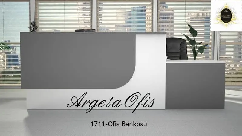 1710 Güzellik Salonu Bankoları - Antrasit ve Beyaz renklerindedir. 1710 Güzellik Salonu Bankoları