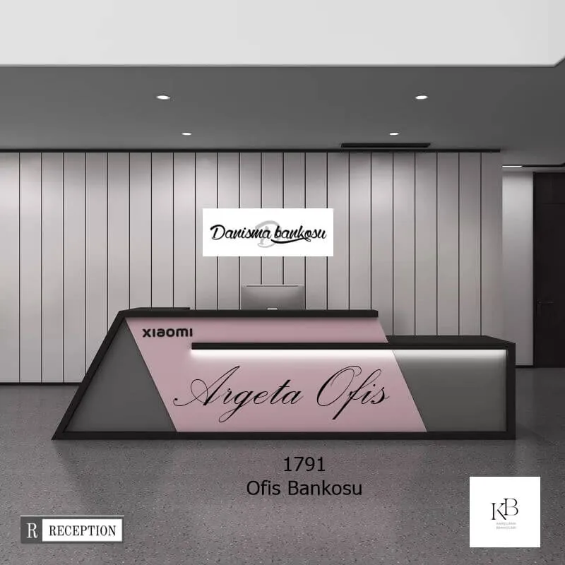 1789 Güzellik Salonu Bankoları - Beyaz ve Safir Meşe renklerindedir. 1789 Güzellik Salonu Bankoları
