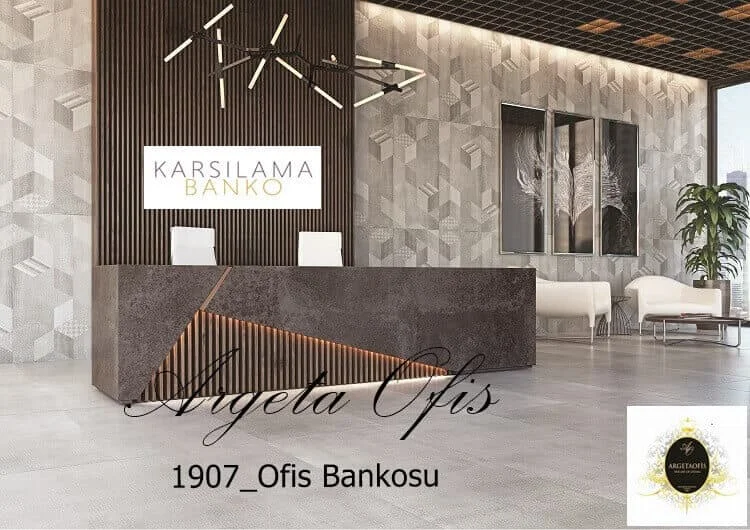 1884 Güzellik Salonu Bankoları - Wenge ve Afrika Ceviz renklerindedir. 1884 Güzellik Salonu Bankoları