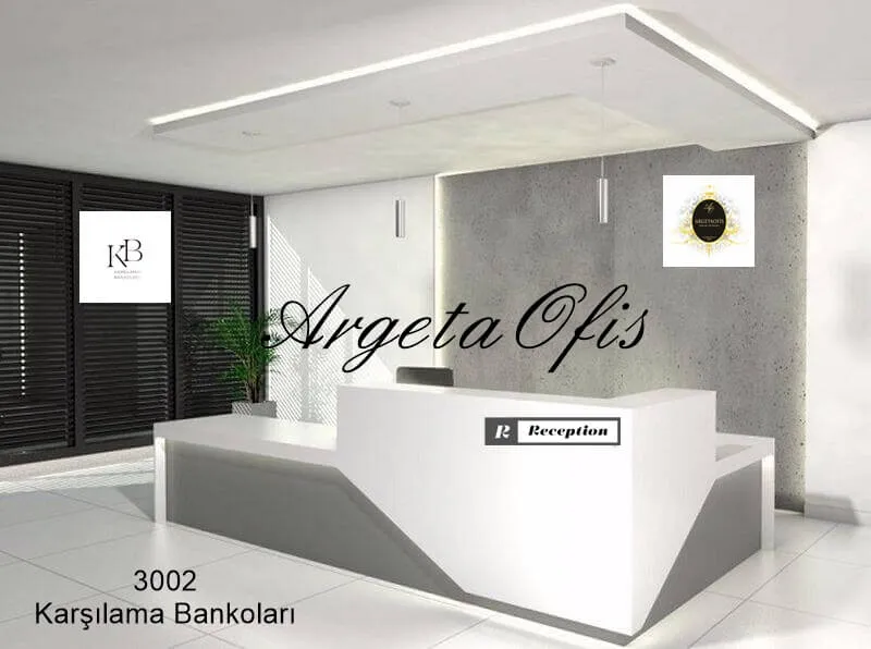 1972 Güzellik Salonu Bankoları - Beyaz ve Safir Meşe renklerindedir. 1972 Güzellik Salonu Bankoları