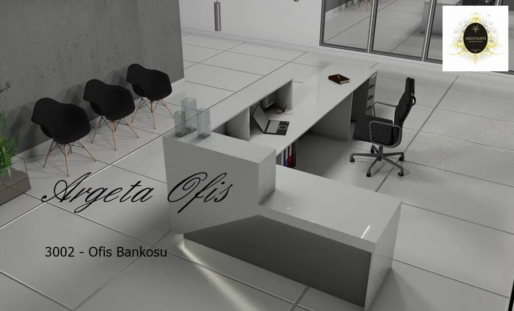 1972 Güzellik Salonu Bankoları - Beyaz ve Safir Meşe renklerindedir. 1972 Güzellik Salonu Bankoları