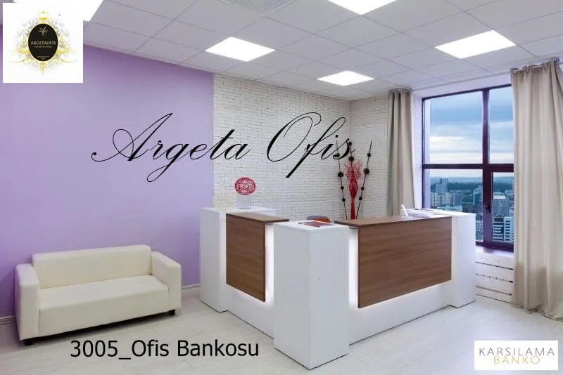 1979 Güzellik Salonu Bankoları - Marmo_Beyaz Mermer ve Safir Meşe renklerindedir. 1979 Güzellik Salonu Bankoları