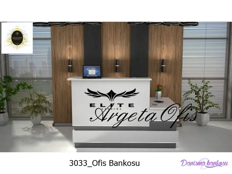 3001 Güzellik Salonu Bankoları - Beyaz ve Portakal renklerindedir. 3001 Güzellik Salonu Bankoları