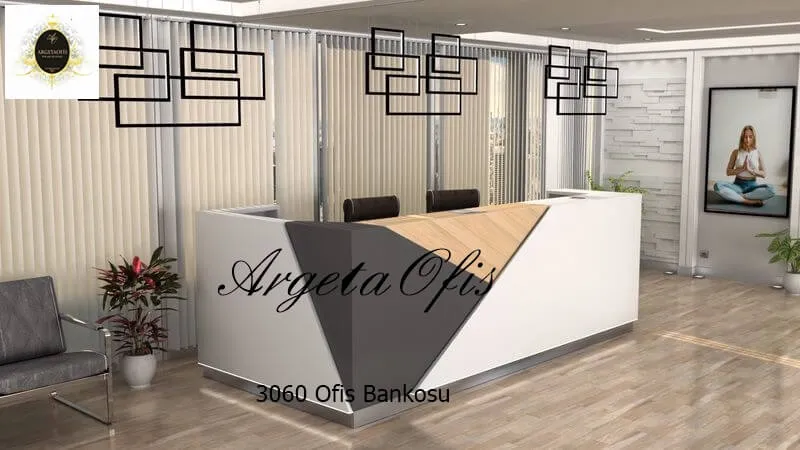 3029 Güzellik Salonu Bankoları - Antrasit ve Beyaz renklerindedir. 3029 Güzellik Salonu Bankoları