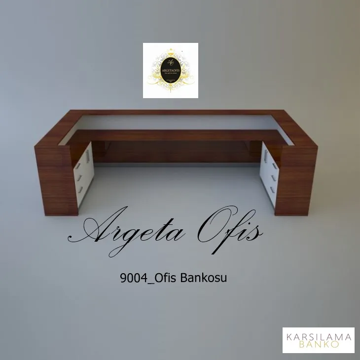 3069 Güzellik Salonu Bankoları - Beyaz ve Afrika Ceviz renklerindedir. 3069 Güzellik Salonu Bankoları
