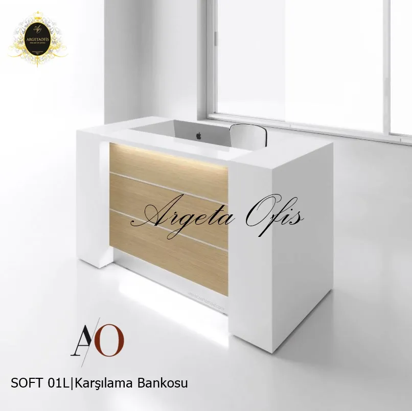 9009 Güzellik Salonu Bankoları - Antrasit ve Beyaz renklerindedir. 9009 Güzellik Salonu Bankoları