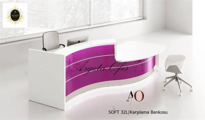 Soft-32_Ofis-Bankosu_Karşılama-Bankoları_Danışma-Banko_Banko-Mobilya_Argeta-Ofis-Mobilya (2) modelli banko ile  renkleri ile üretilmiştir.