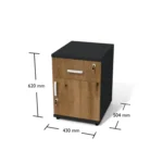 BANKO ALT 1-ÇEKMECE_1 KAPAK-HAREKETLİ - 430 G 480 D 600 H - Görsel 3